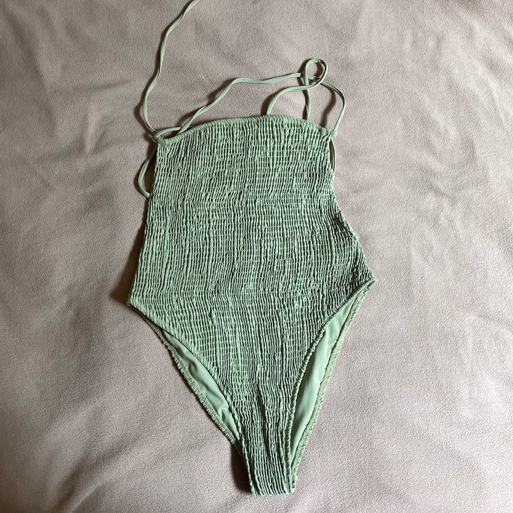 CHARLIE HOLIDAY One Piece Swimsuit XL pale green